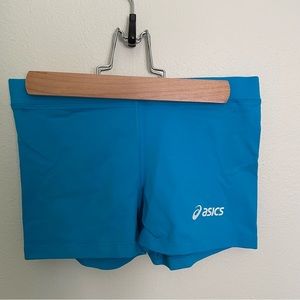 NWT ASICS blue performance shorts